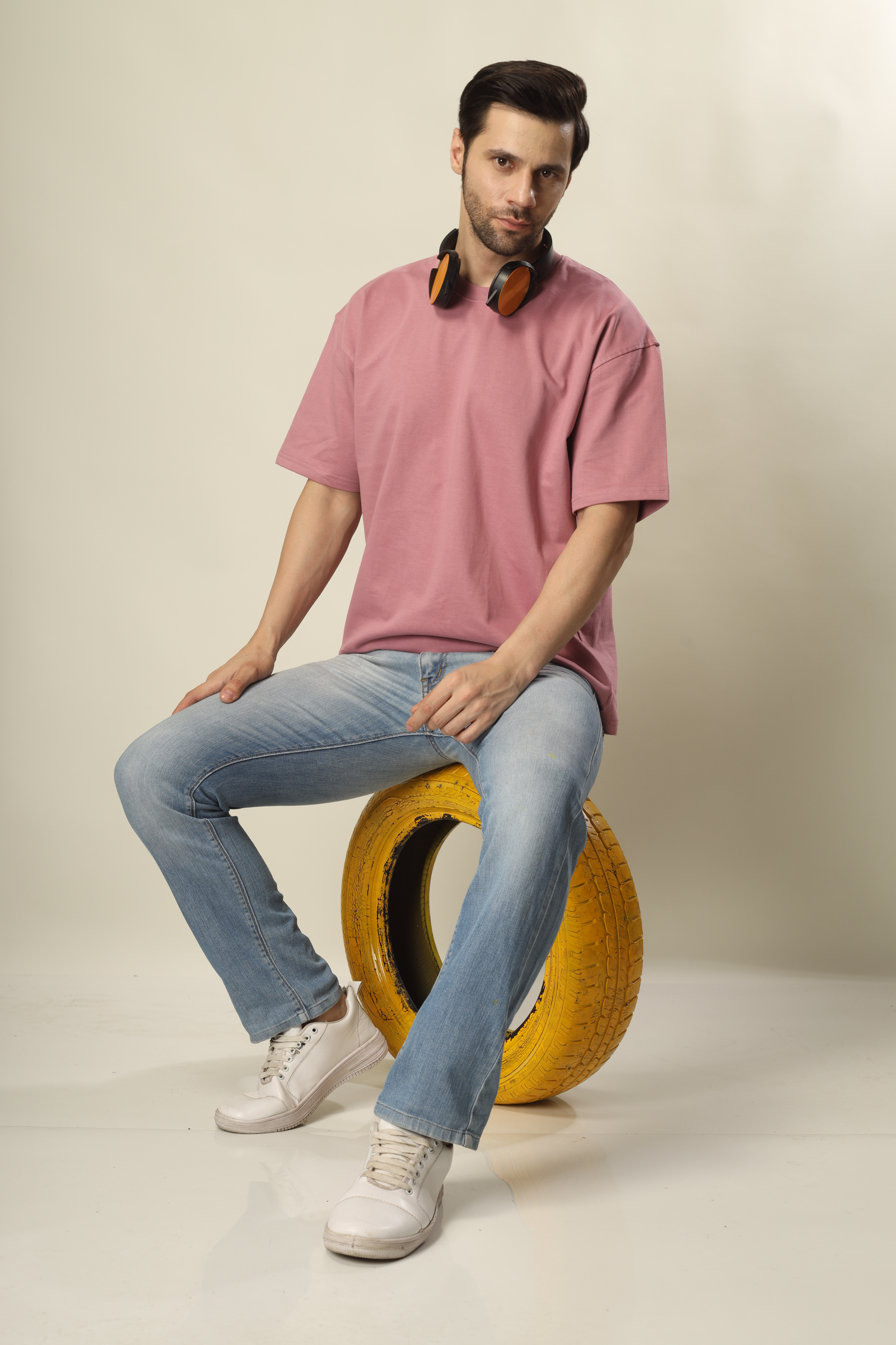 French Terry Cotton 240Gsm-Unisex Oversized T-shirt
