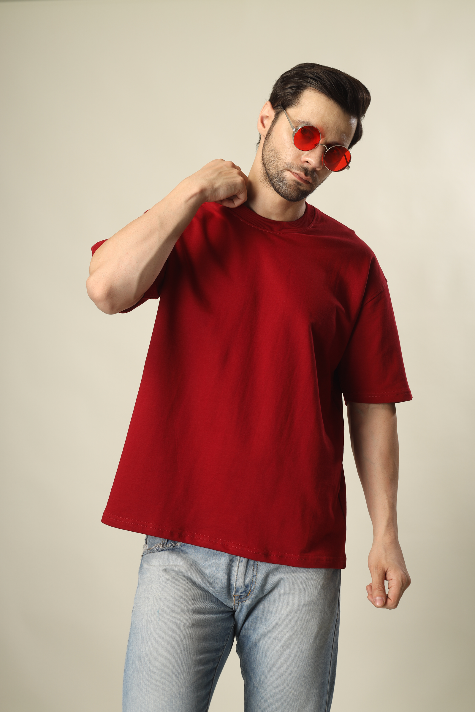French Terry Cotton 240Gsm-Unisex Oversized T-shirt