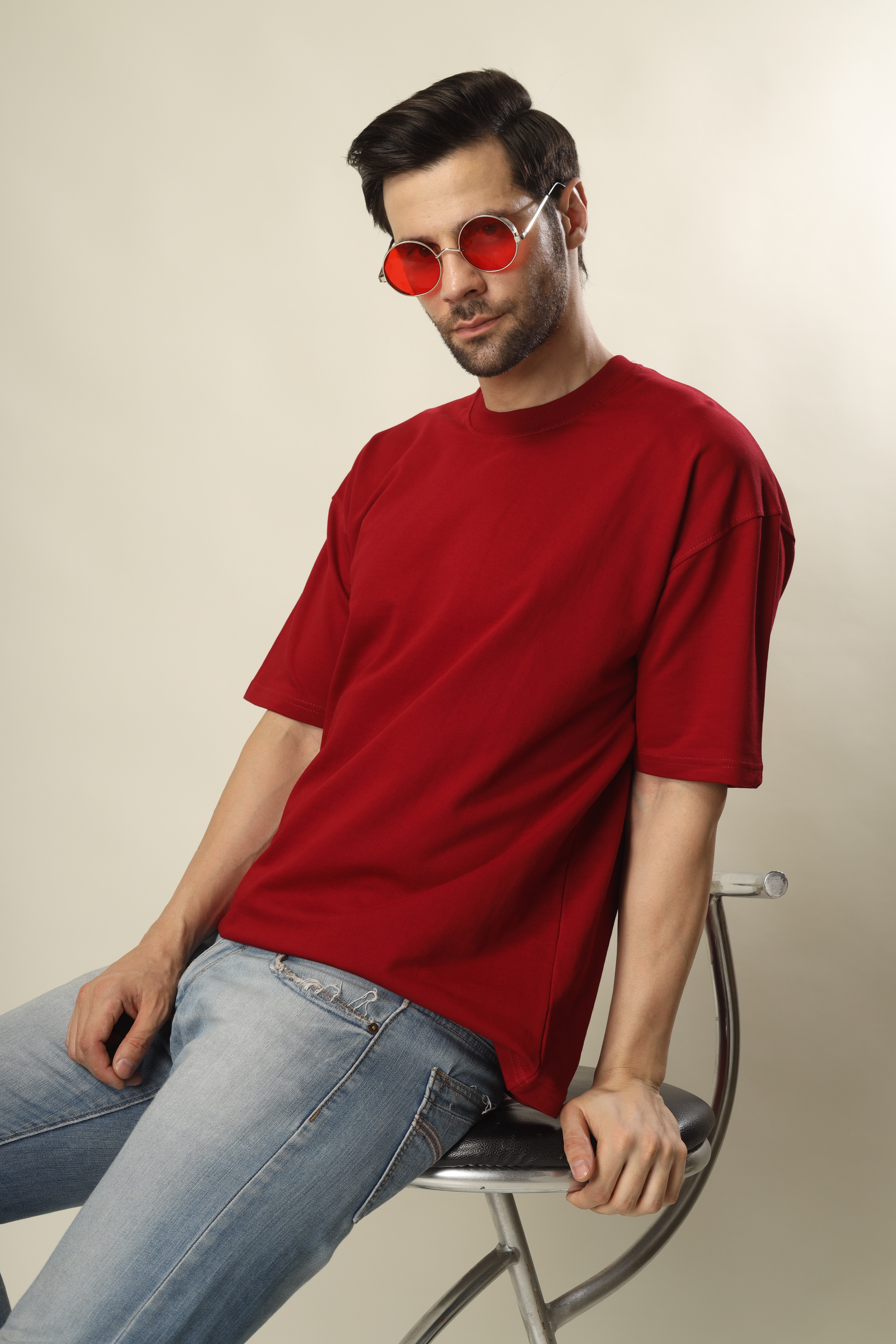 French Terry Cotton 240Gsm-Unisex Oversized T-shirt