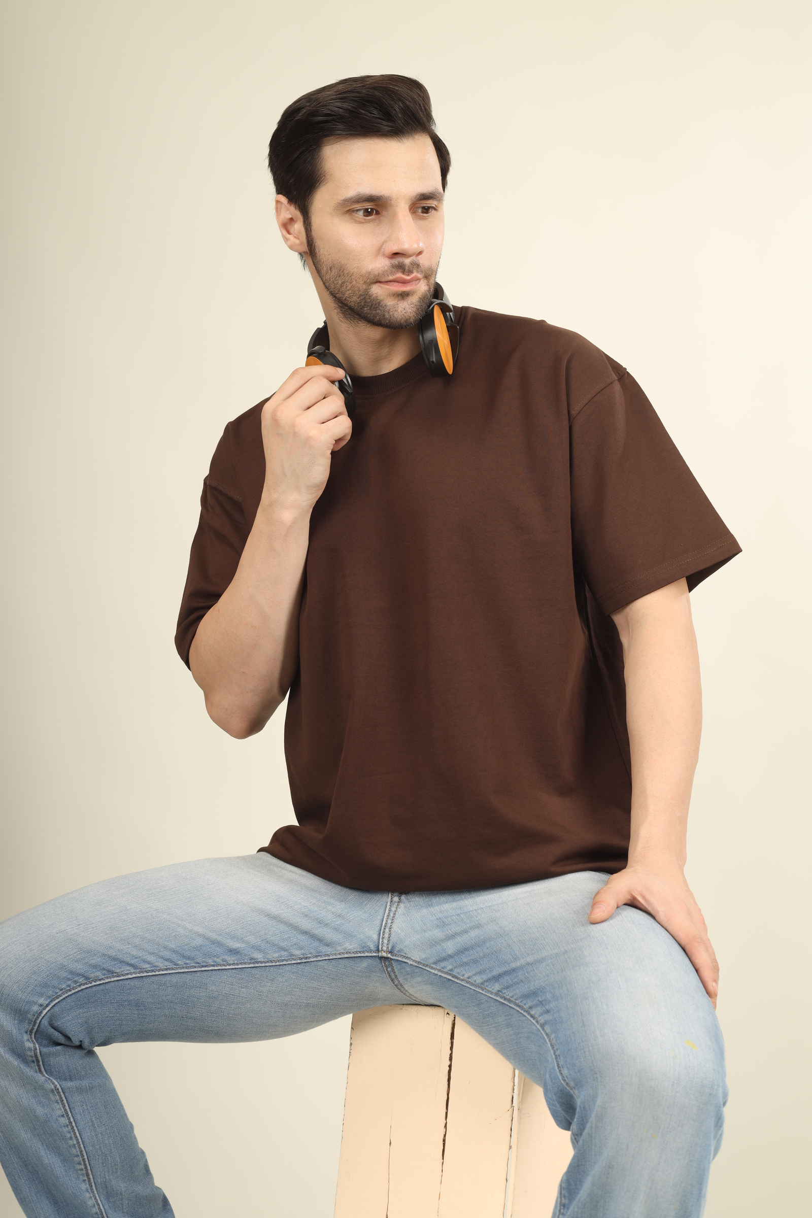 French Terry Cotton 240Gsm-Unisex Oversized T-shirt
