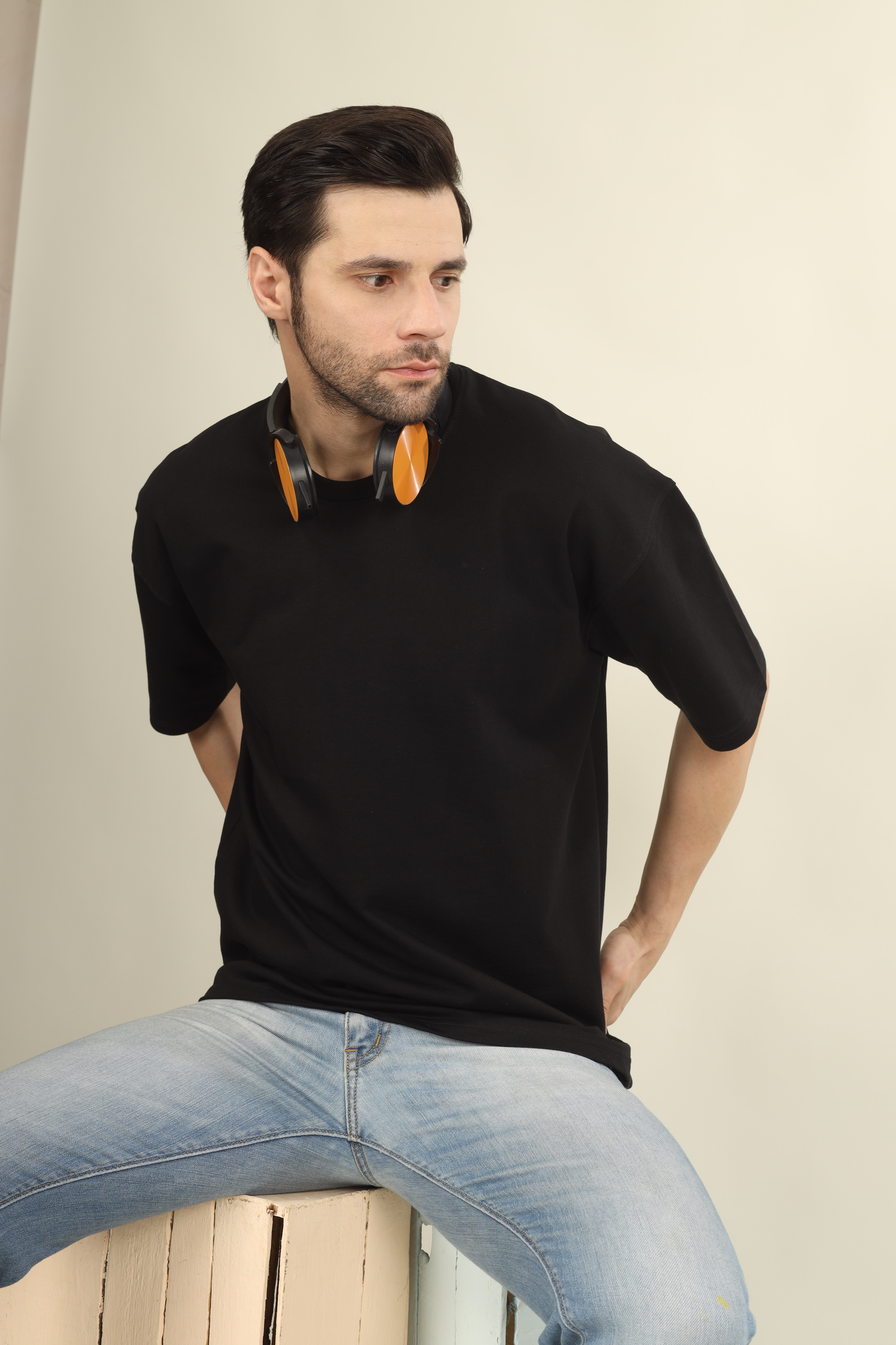 French Terry Cotton 240Gsm-Unisex Oversized T-shirt