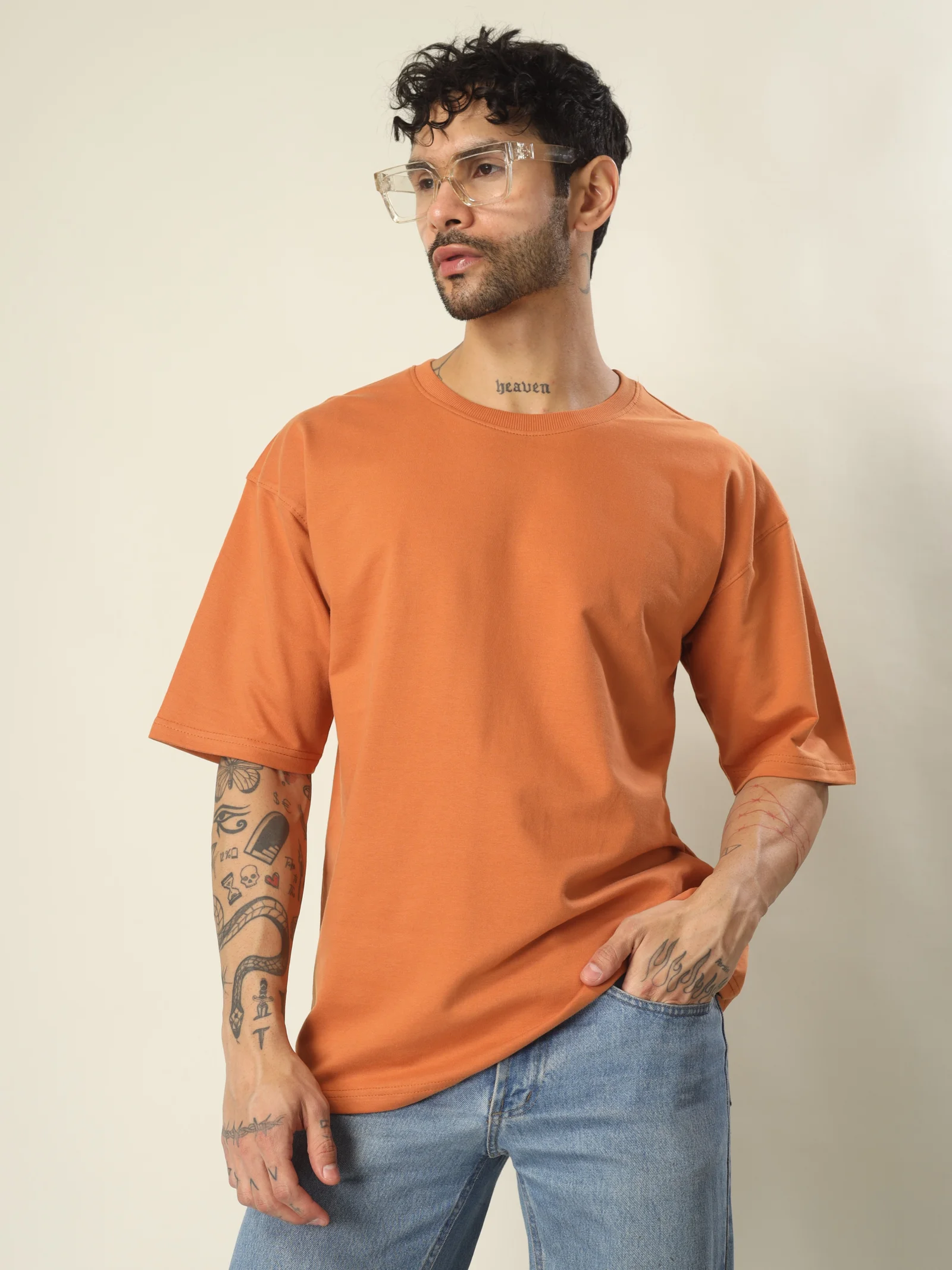 French Terry Cotton 240Gsm-Unisex Oversized T-shirt