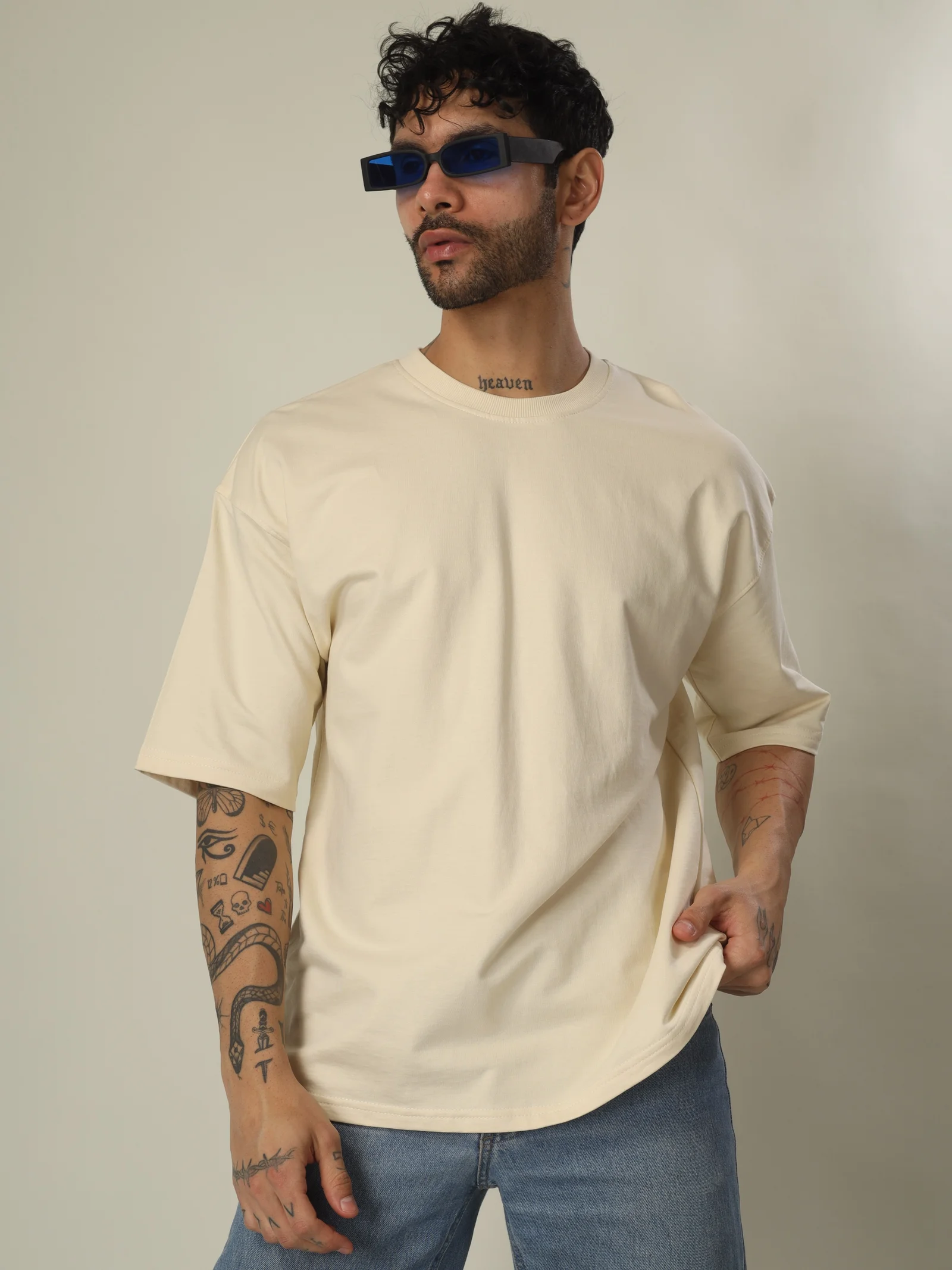 French Terry Cotton 240Gsm-Unisex Oversized T-shirt