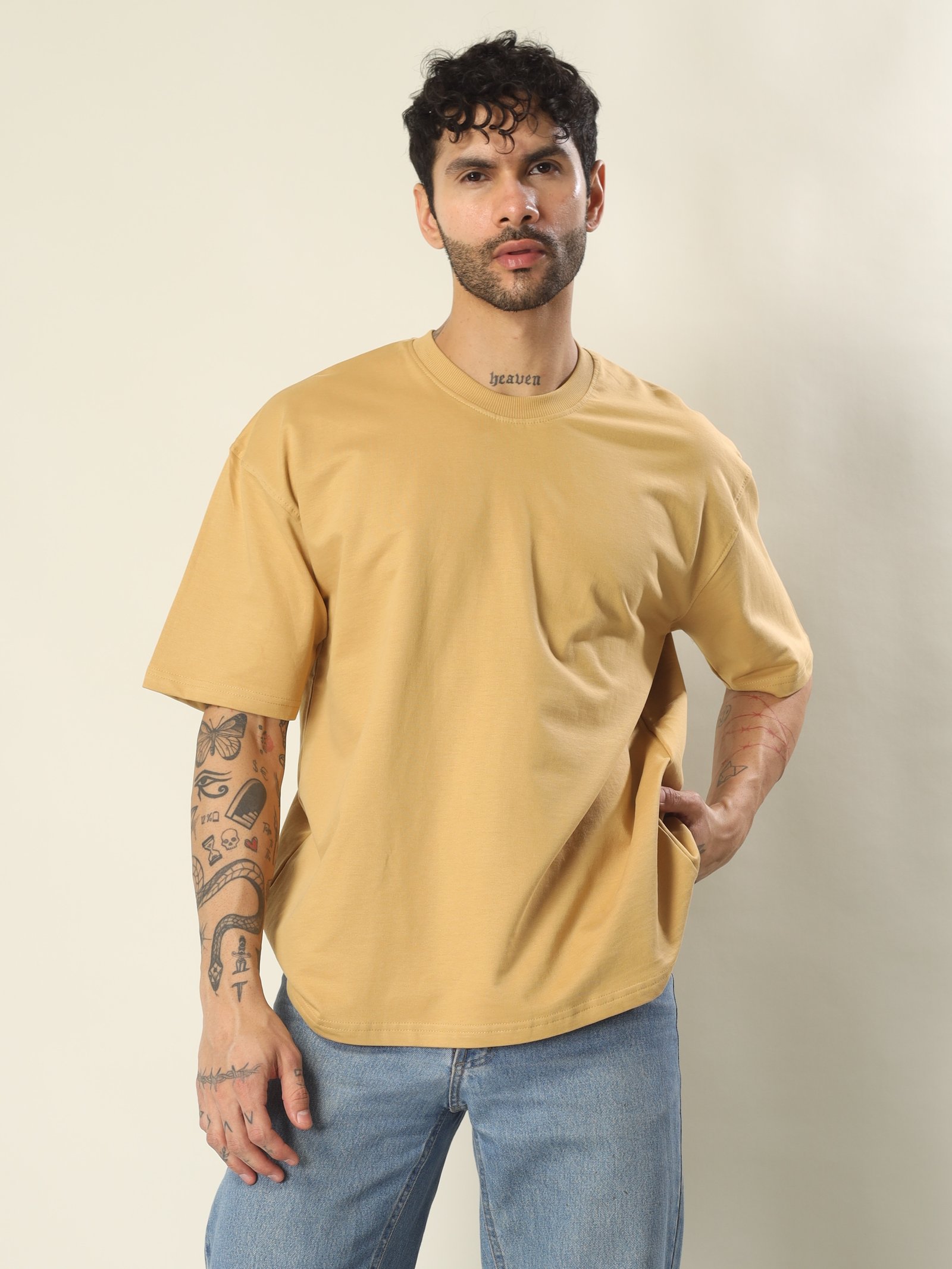 French Terry Cotton 240Gsm-Unisex Oversized T-shirt