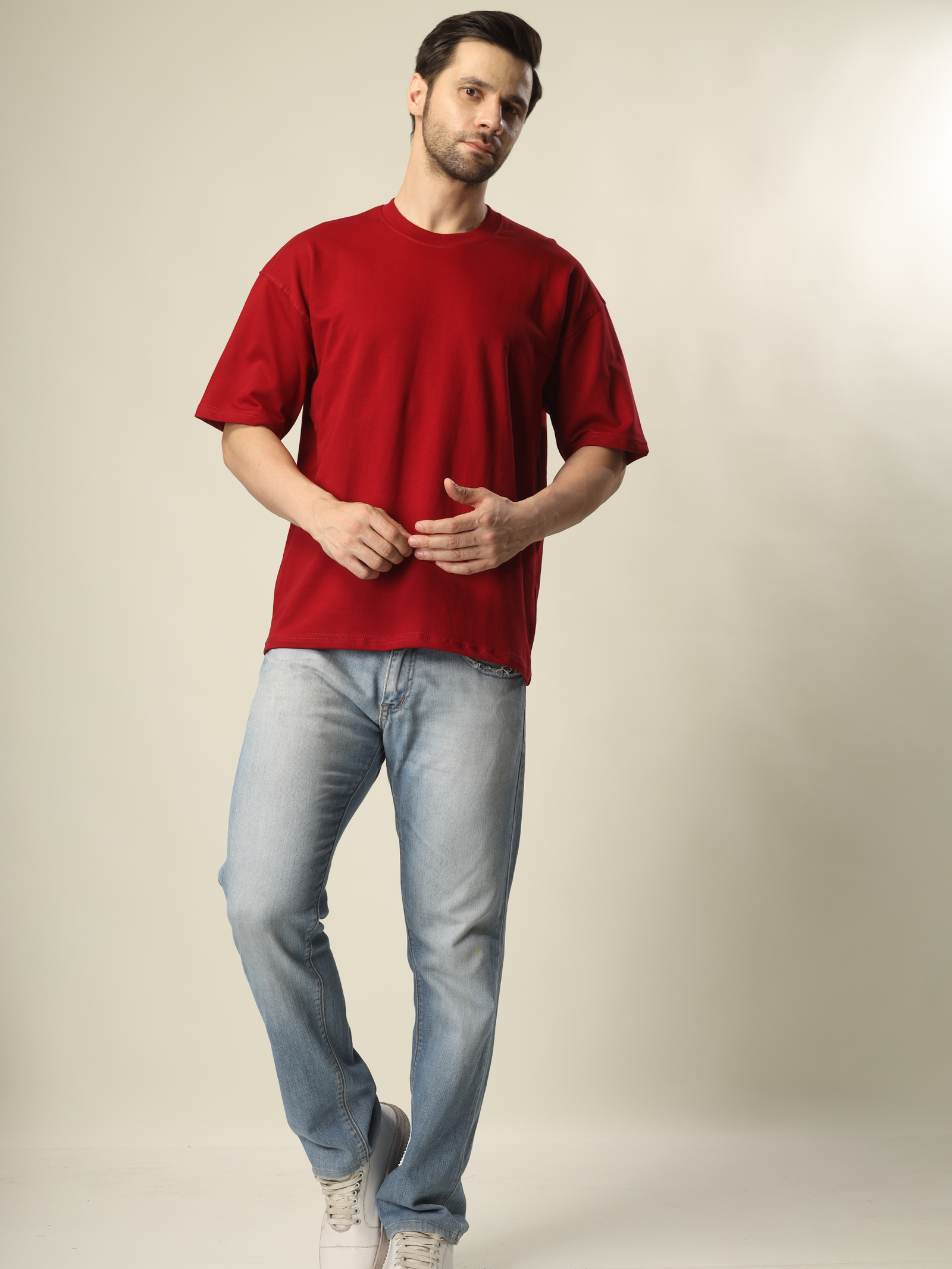 French Terry Cotton 240Gsm-Unisex Oversized T-shirt