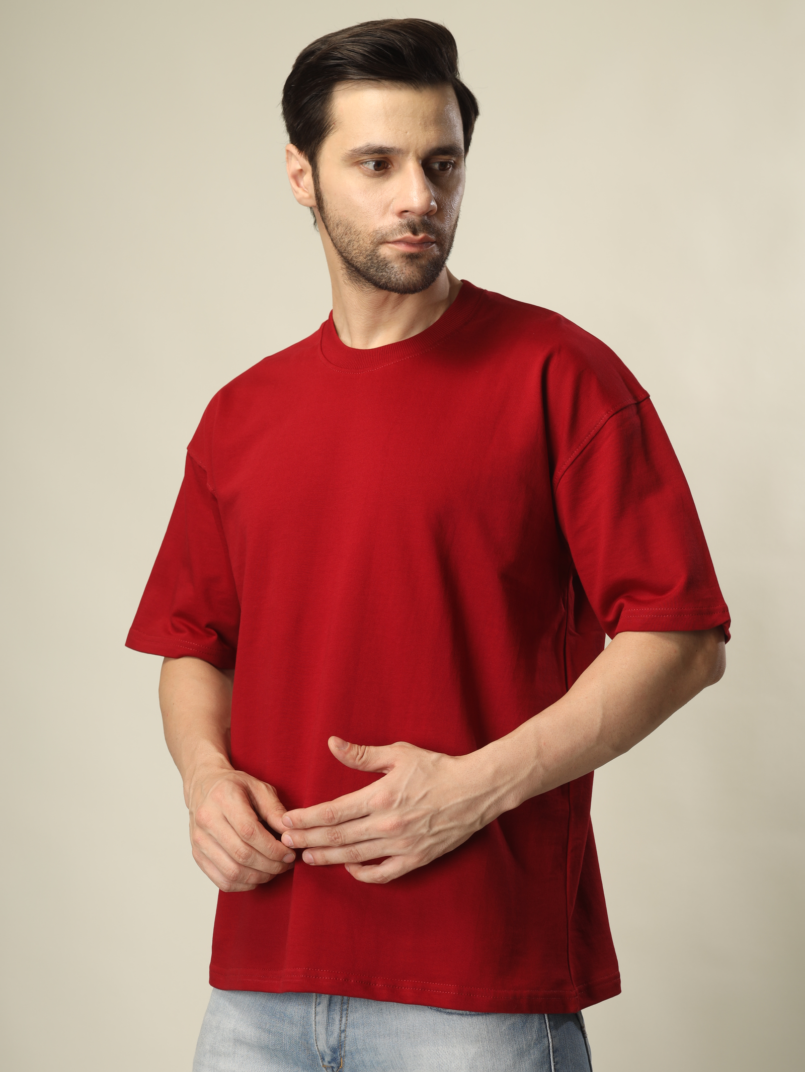 French Terry Cotton 240Gsm-Unisex Oversized T-shirt