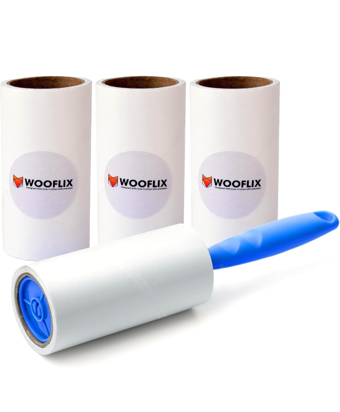 Sticky Roller Brush for Clothes (Remover with Handle)
