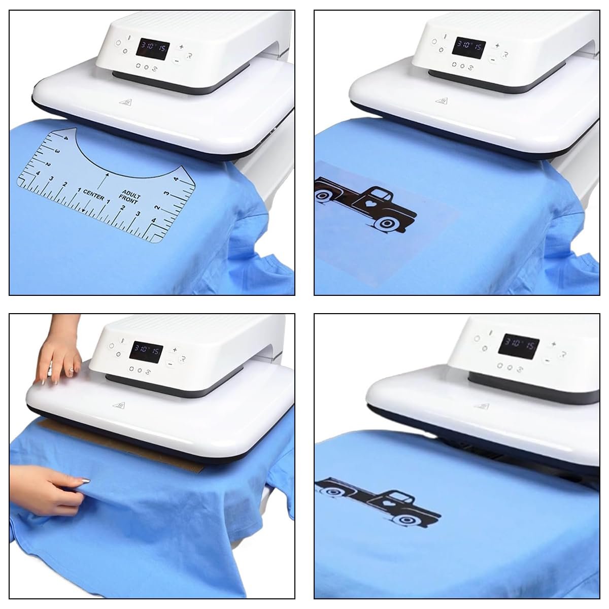 Tshirt Ruler Guide for Vinyl Alignment and Center Designs